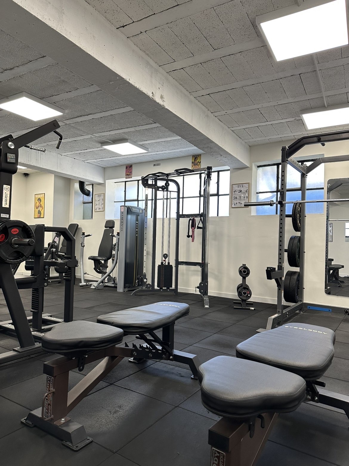 Espace musculation de la salle Belle & Fit au Teil